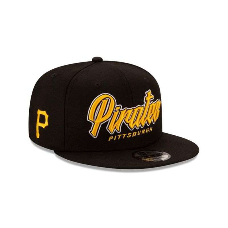 MLB Pittsburgh Pirates Slab 9Fifty Snapback (IKJ4381) - Black New Era Caps